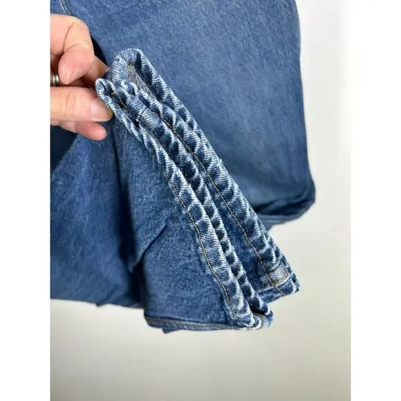 Vtg Levis 26501 0156 Jeans 28 x 30 USA Blue Denim Button Fly Tagged Womens 13